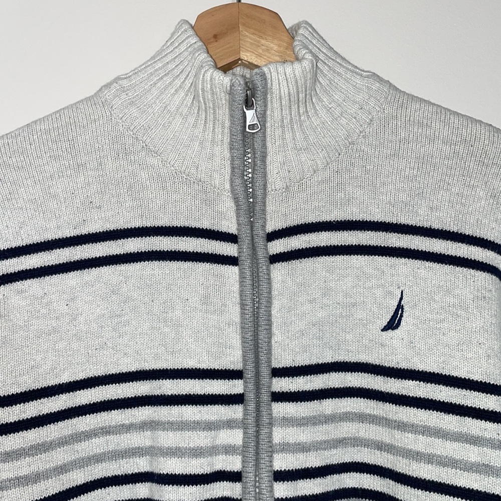 Nautica sweater jacket - Picture 2 of 11